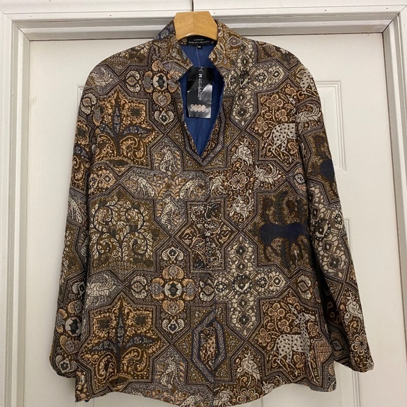 THE MET Persian Star Tapestry Jacket ~ metropolitan museum of art M - Picture 7 of 9